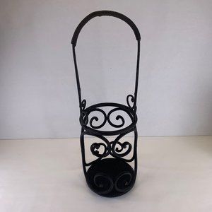 Metal Wine Bottle Holder with handle